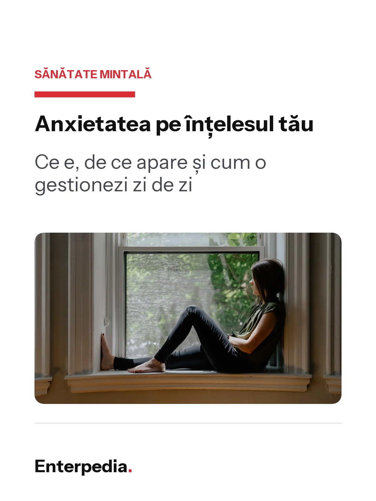 copertă Anxietatea pe înțelesul tău