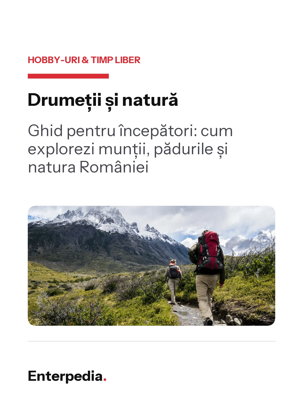 Drumeții și natură