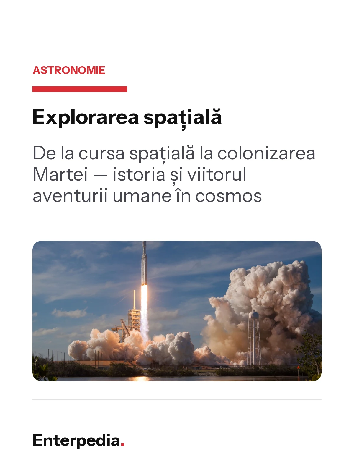 copertă Explorarea spațială