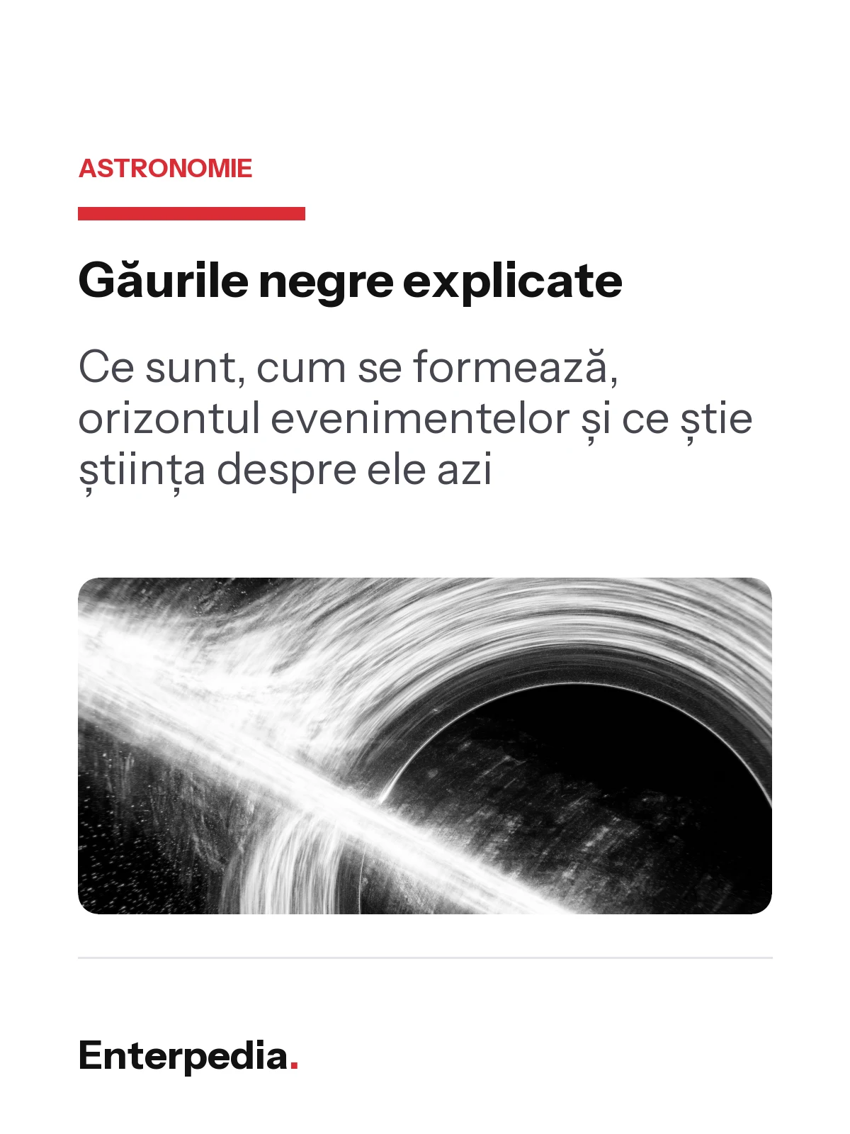 copertă Găurile negre explicate