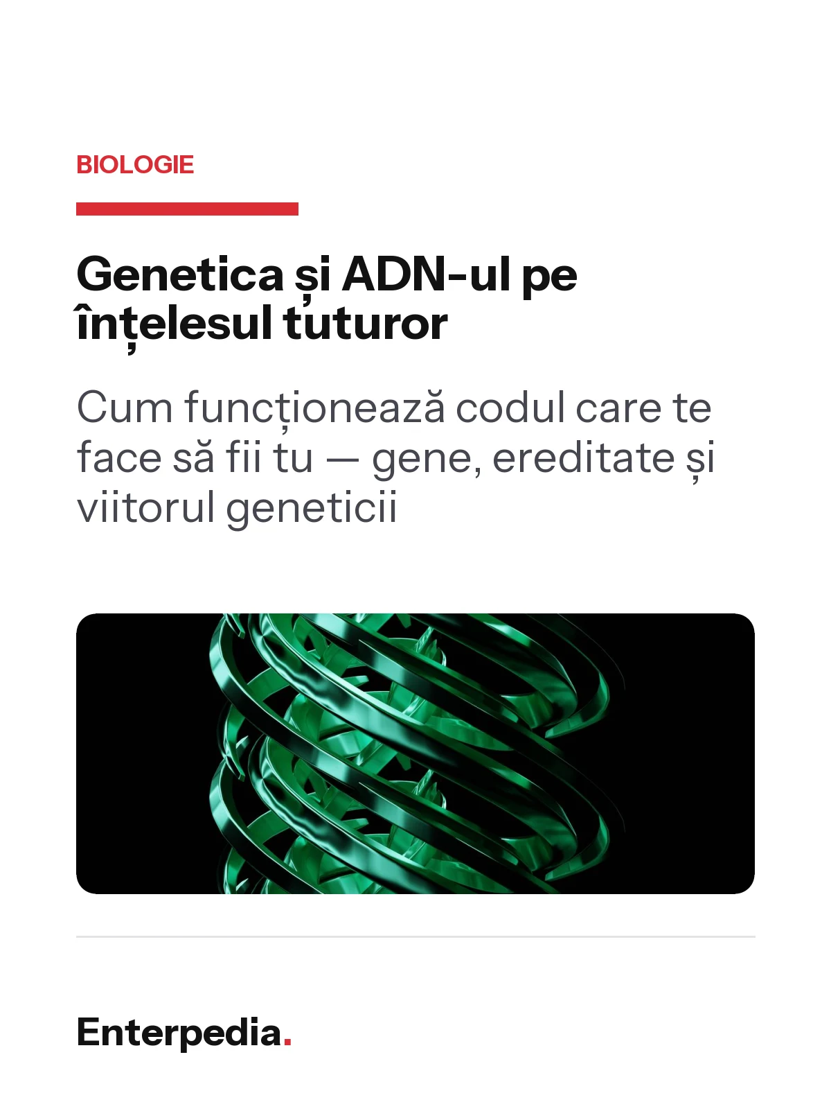 copertă Genetica și ADN-ul pe înțelesul tuturor