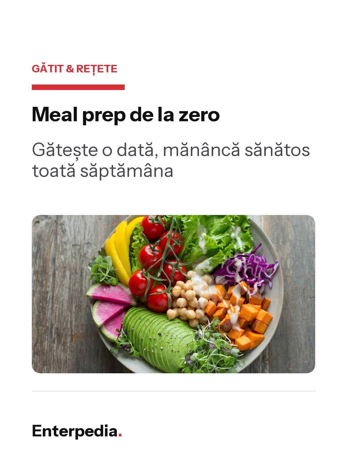 copertă Meal prep de la zero