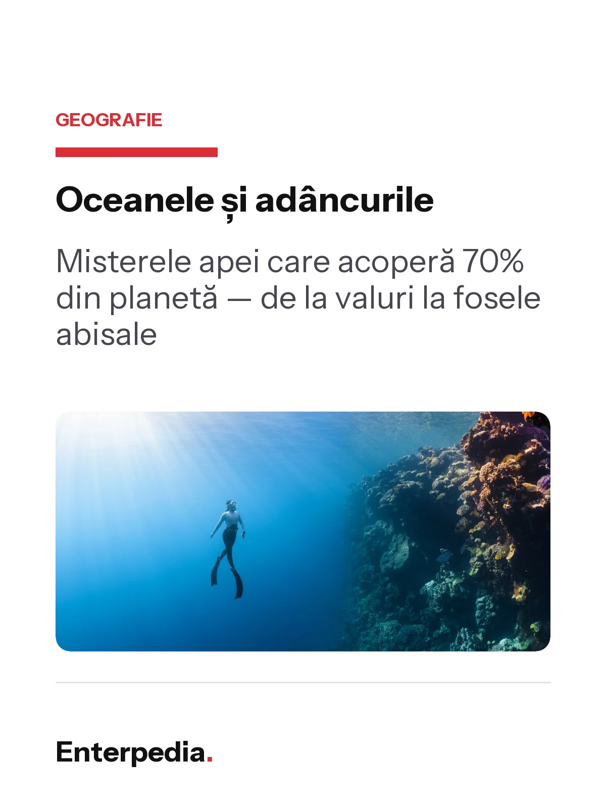 Oceanele și adâncurile