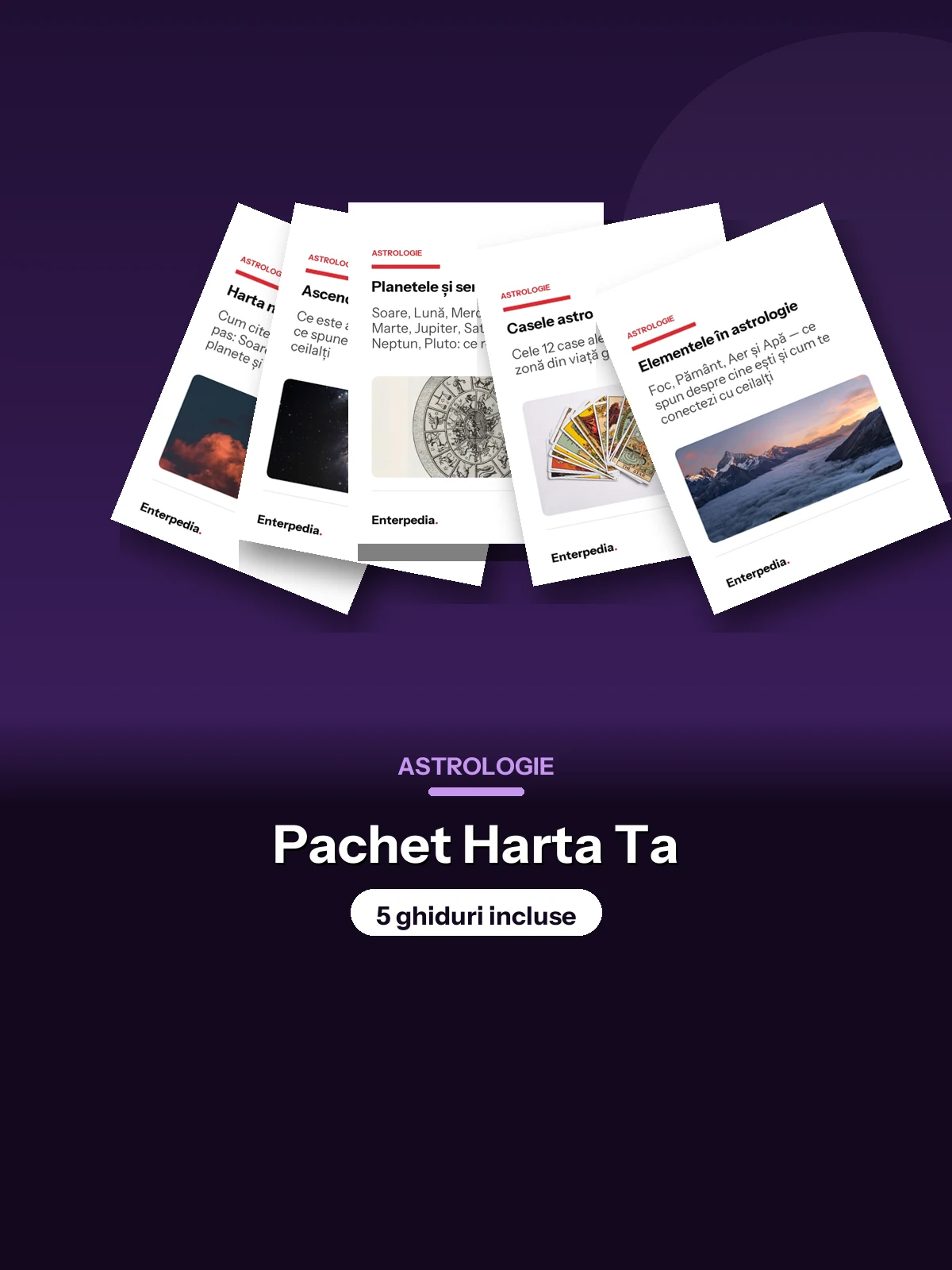 Astrologie — Pachet Harta Ta (5 ghiduri)