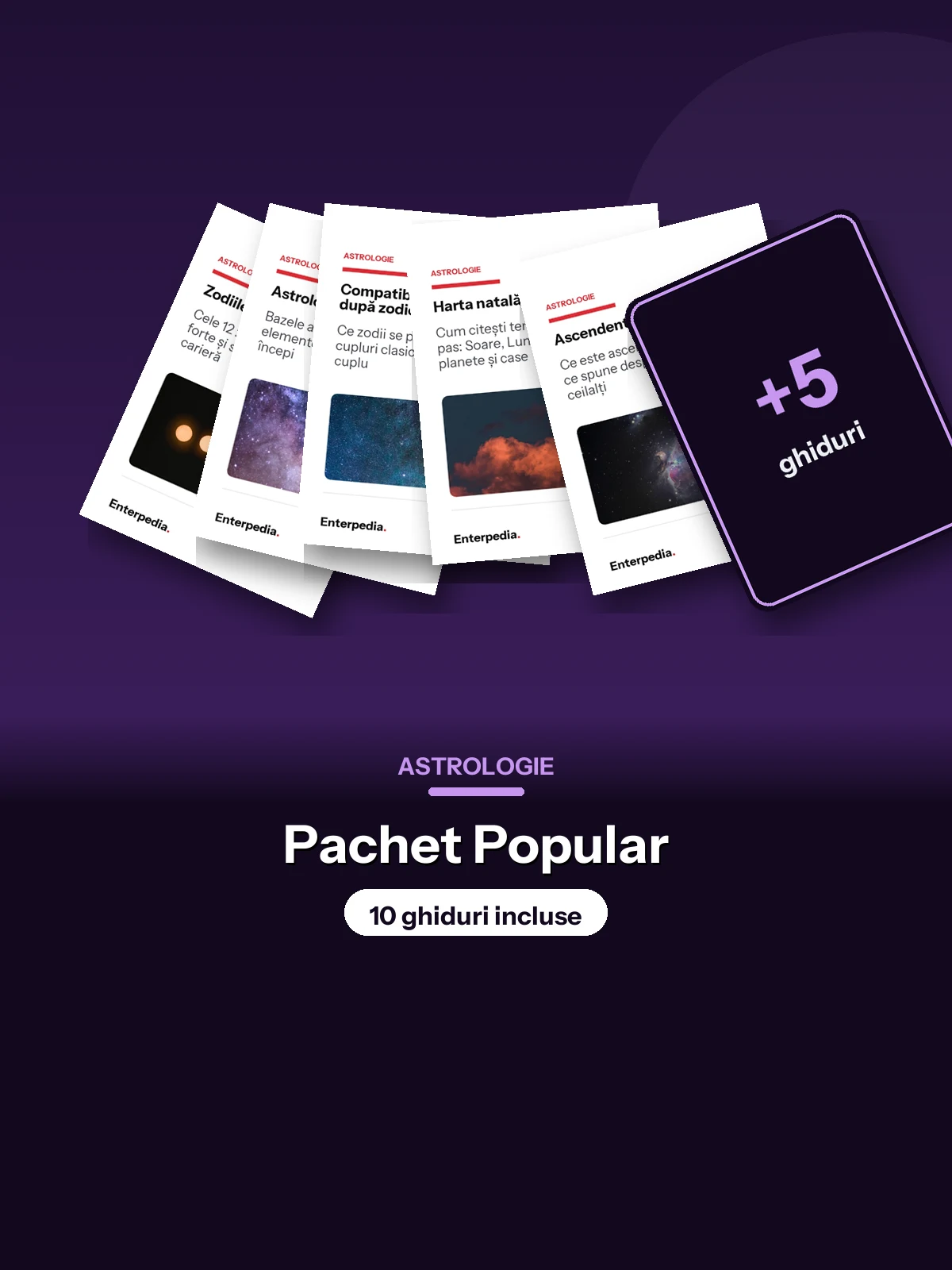 Astrologie — Pachet Popular (10 ghiduri)