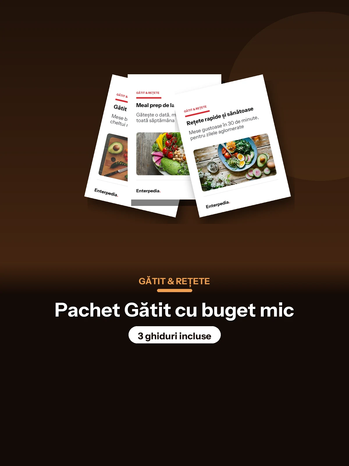 Gătit — Pachet Gătit cu buget mic (3 ghiduri)