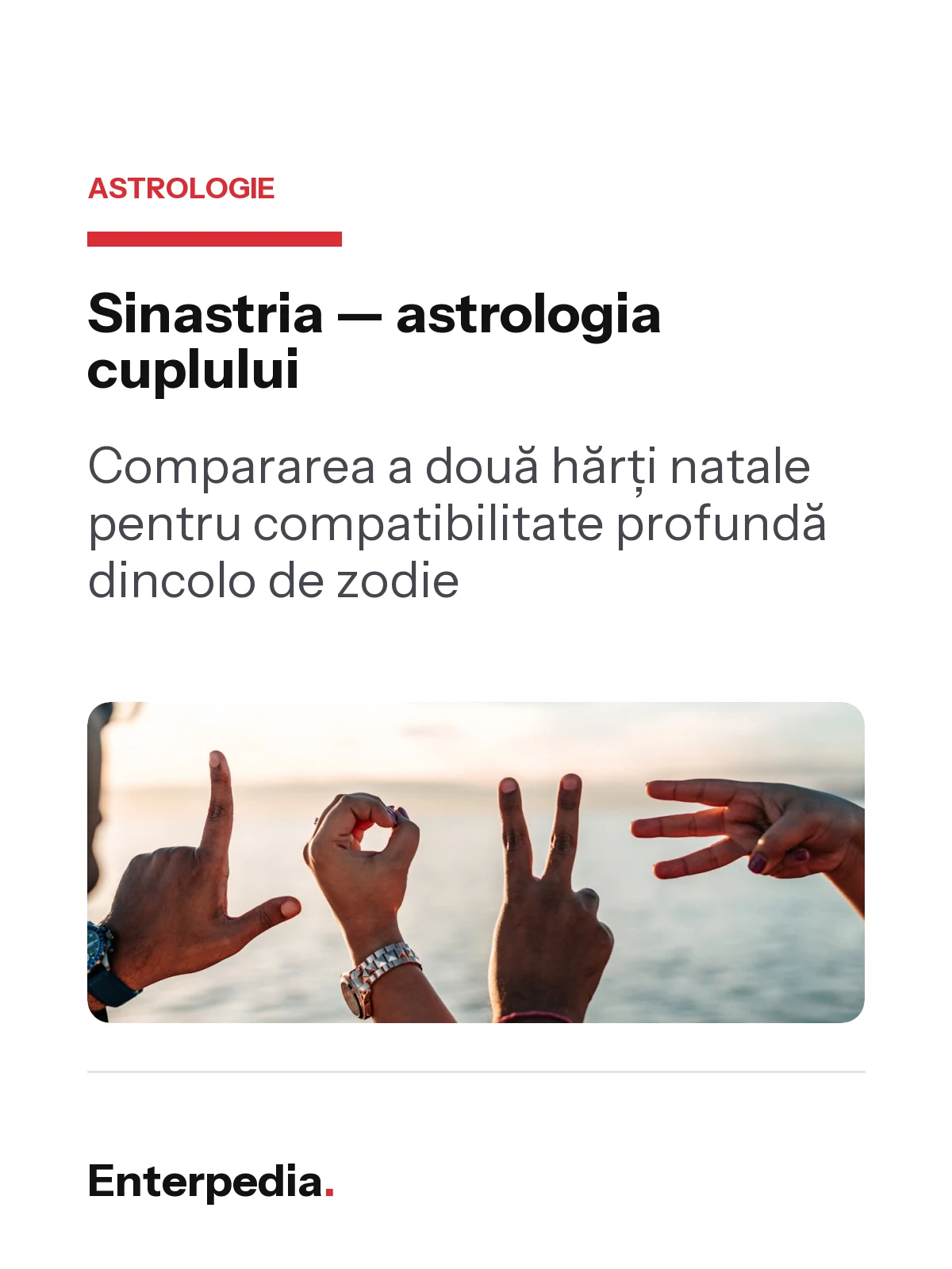 copertă Sinastria — astrologia cuplului