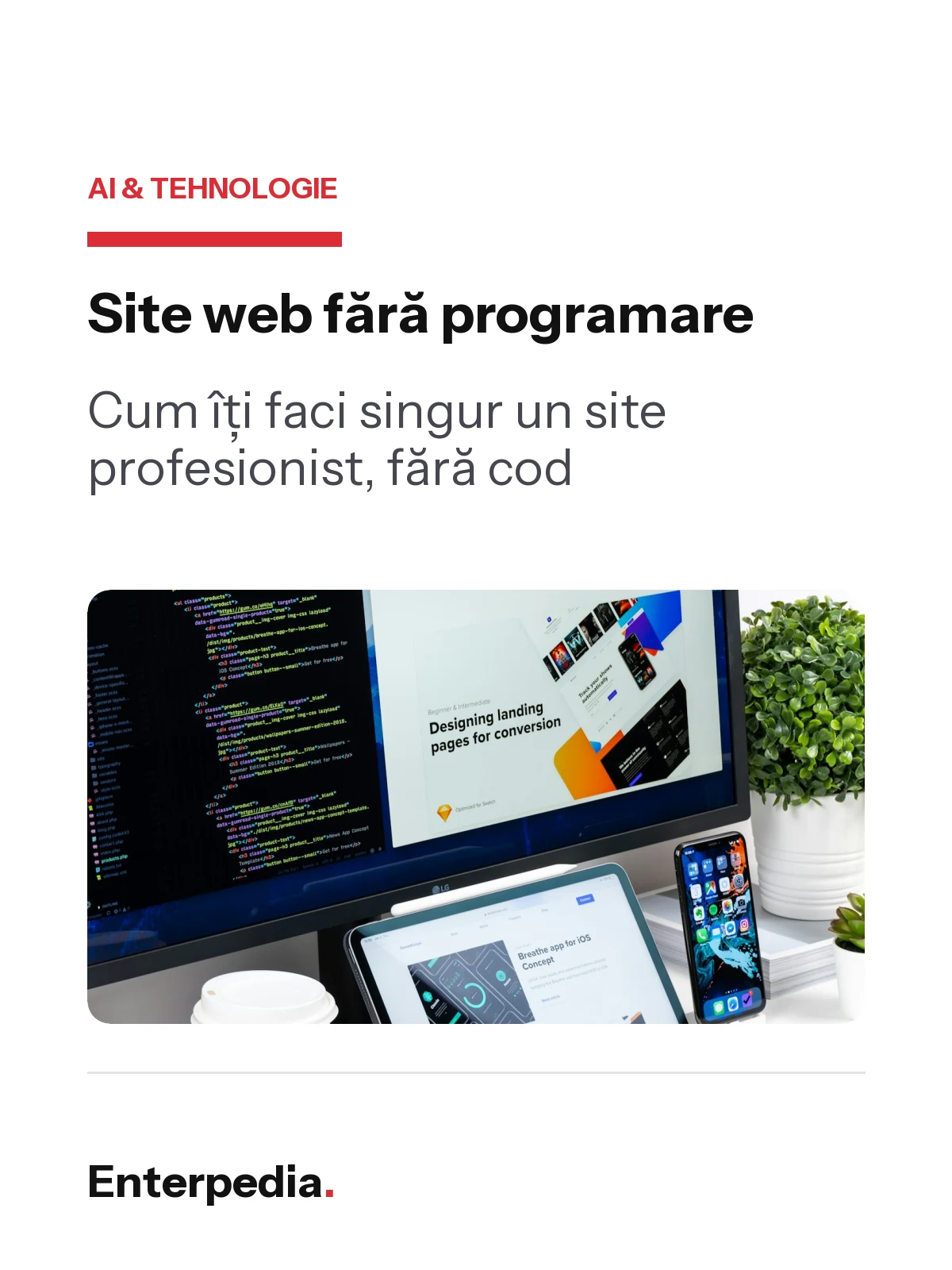copertă Site web fără programare