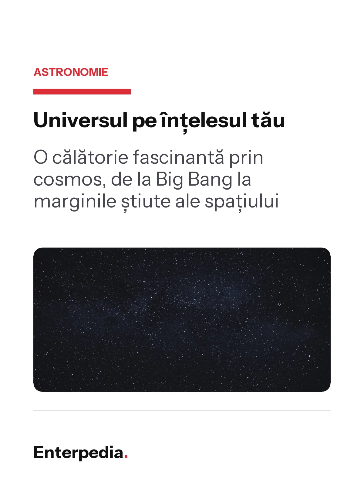 copertă Universul pe înțelesul tău